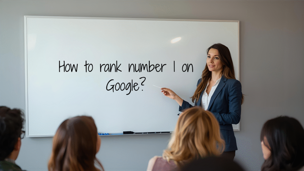 How to rank number 1 on Google?
