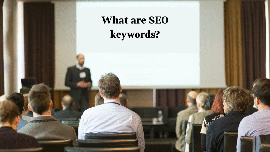 What are SEO keywords?