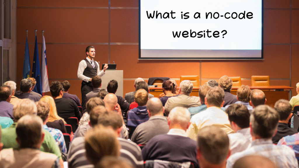 What is a no-code website