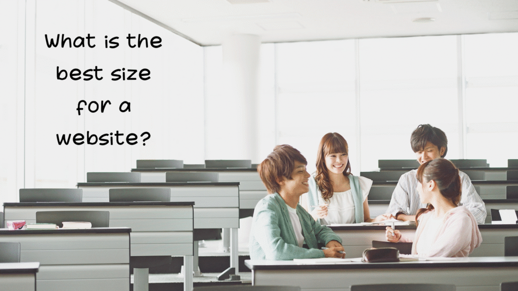 What is the best size for a website