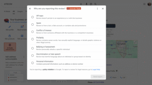 Google Review Scenarios 